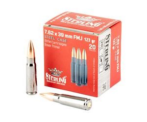 STERLING SC 762X39 123GR FMJ 20/1000
