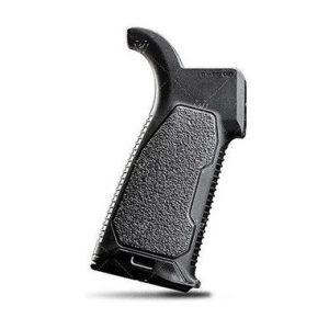 AR OVERMOLDED ENHANCED PISTOL GRIP - BLACK, 15 DEGREES