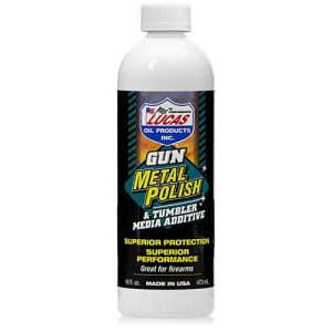 LUCAS GUN METAL POLISH - 16 OZ. LIQUID BOTTLE