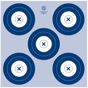 Maple Leaf NFAA Indoor Target 5 Spot Target 25 pk.