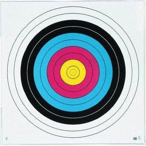 Maple Leaf Target Face FITA 10-Ring 80 cm. 25 pk.